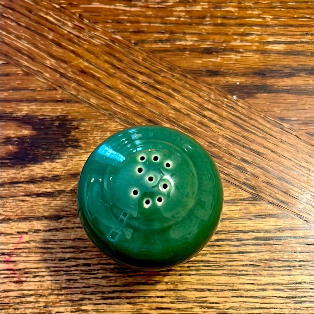 Green Ceramic Salt Shaker